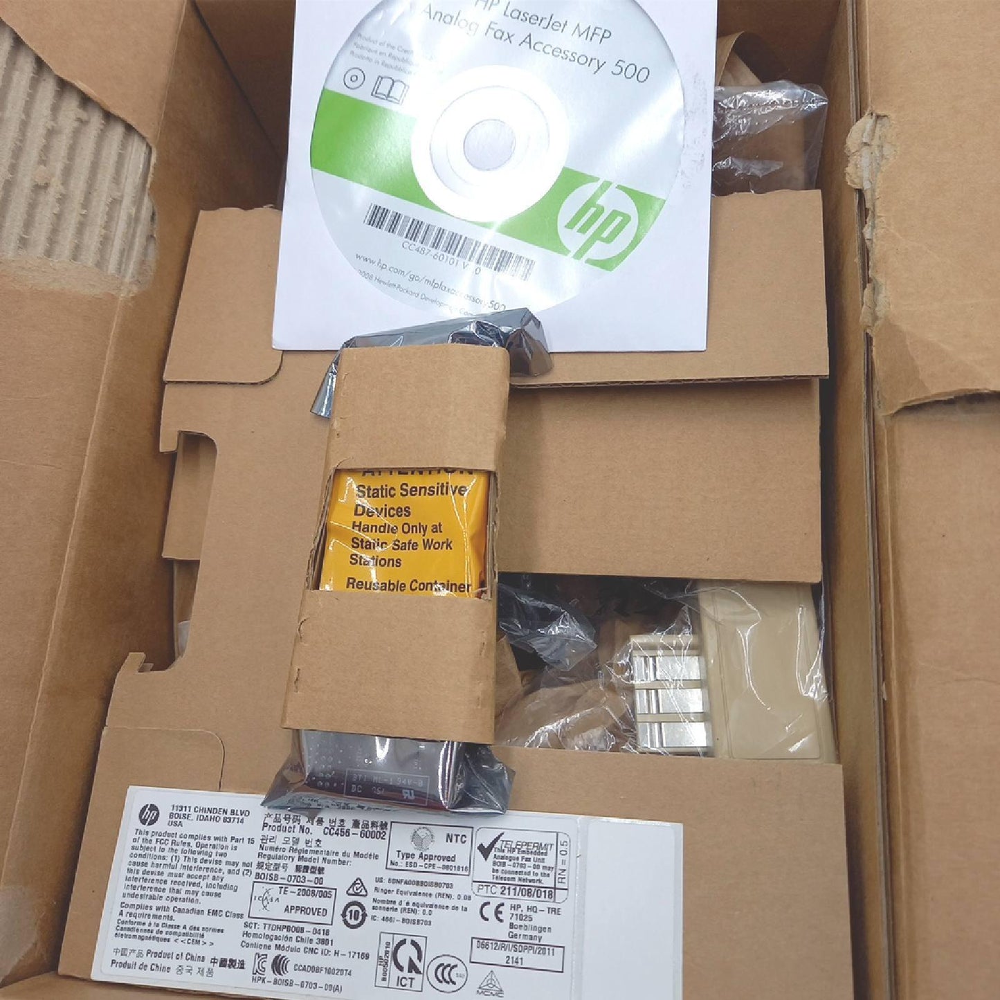 HP Faxschnittstellenkarte Büro Zubehör 500 Adapter Wireless Schnell Verbindung