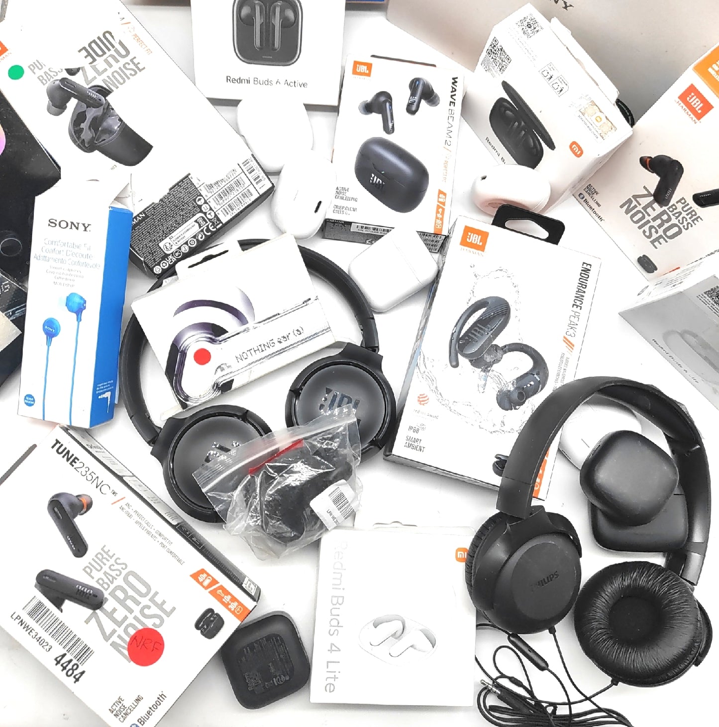 Kopfhörer inear mit Bügel JBL Razer Sony Philips Redmi DEFEKT für Bastler