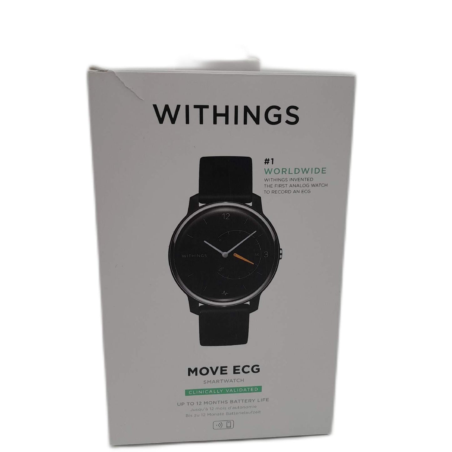 Withings Steel HR hybride Smartwatch funktioniert nicht starke Gebrauchsspuren