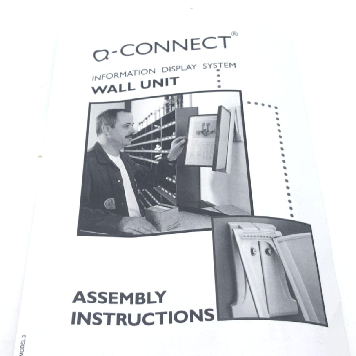 Q-Connect KF04596 Schreibtisch-Sichttafelsystem