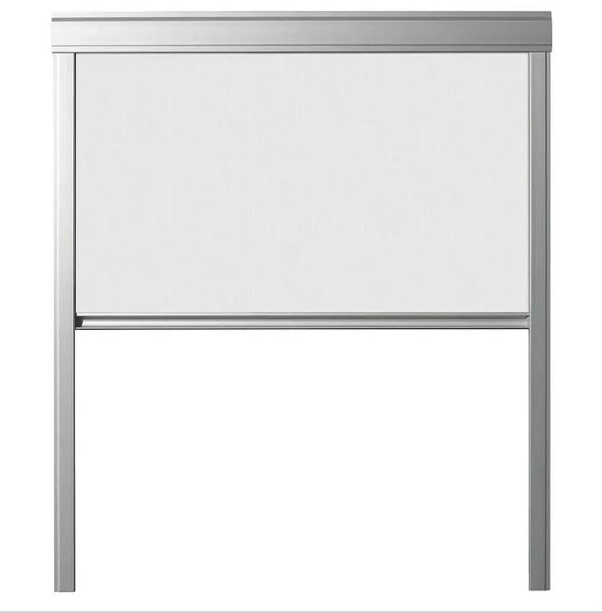 DUA Verdunkelungsrollo Fensterdekoration 55 x 98 cm Weiß Sonnenschutz