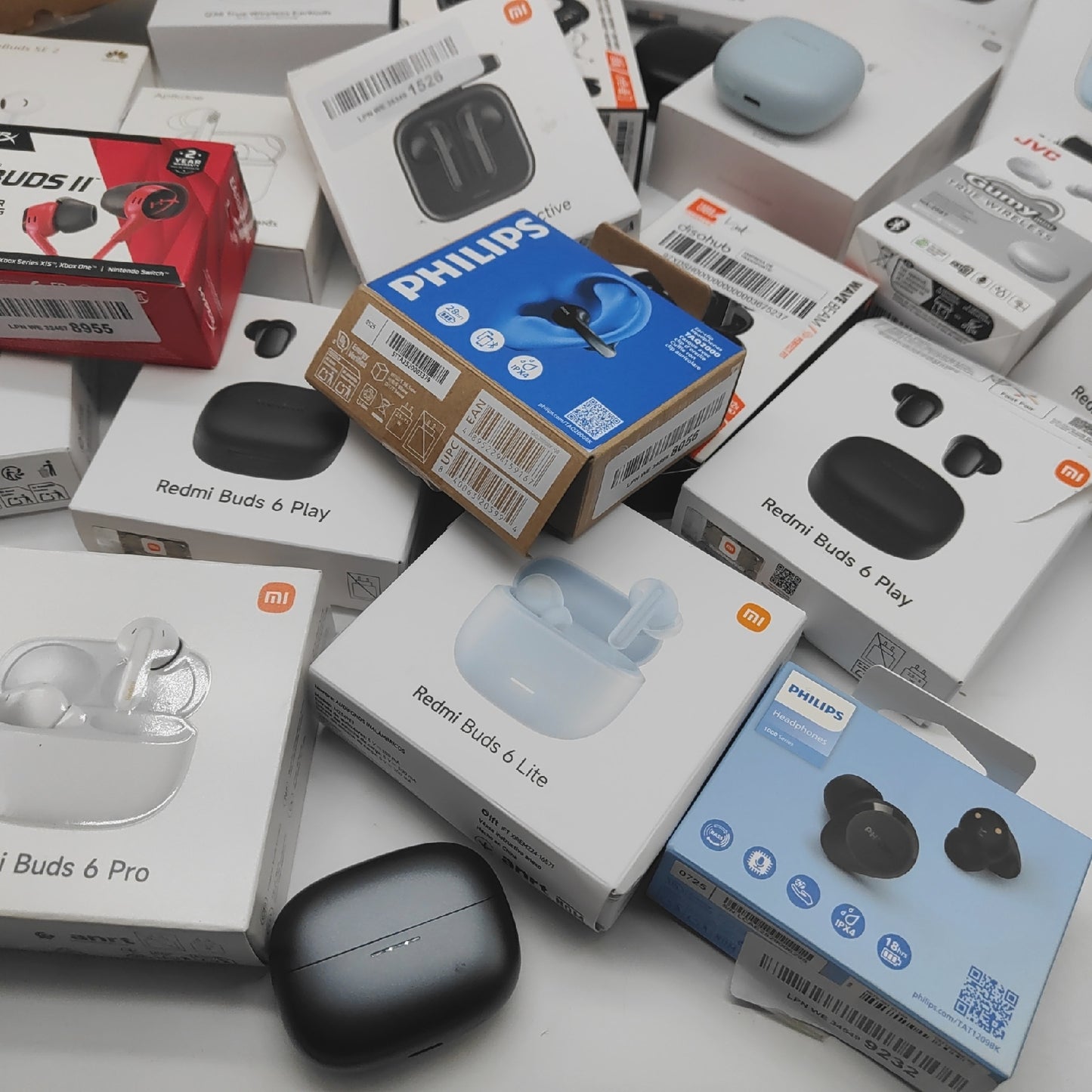Kopfhörer in ear wirless bluetooth Ohrhörer headsets DEFEKT für Bastler Marken