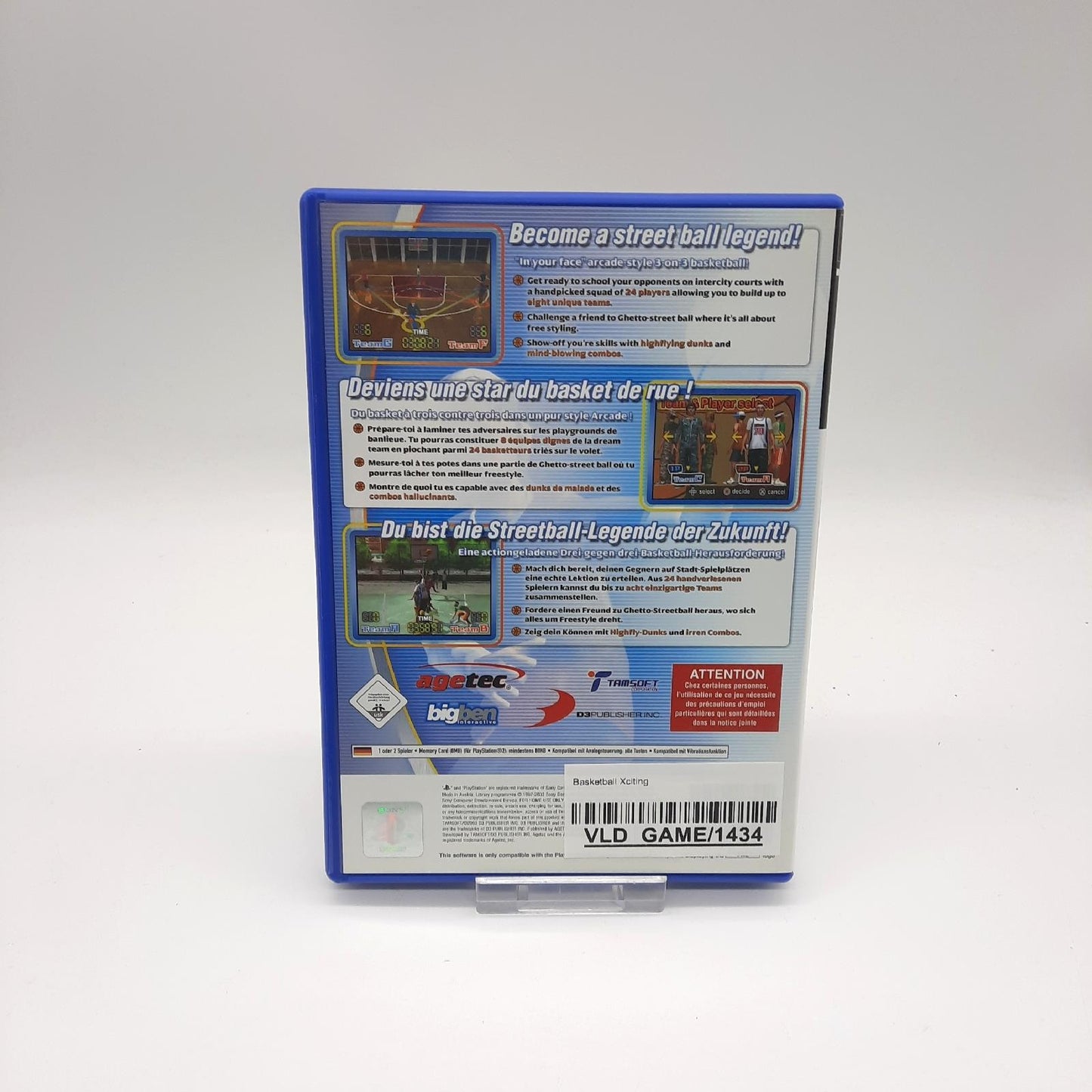 Basketball Xciting Videospiel PlayStation 2