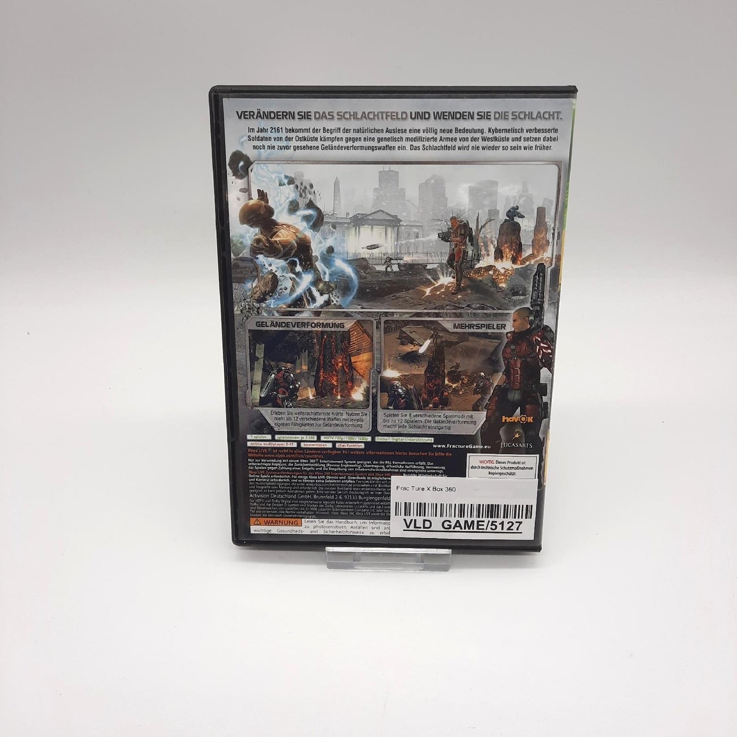 Frac Ture Videospiel XBox 360 USK 16