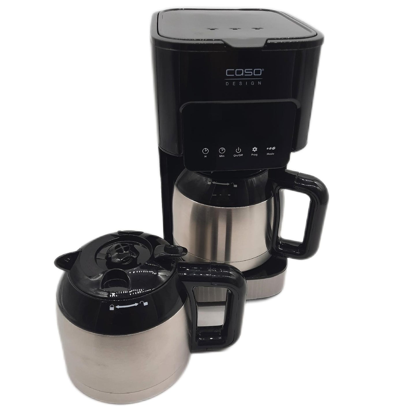 Caso Kaffeemaschine Kaffeezubereiter Küchengeräte Style Duo Thermo Edelstahl Aromatisch