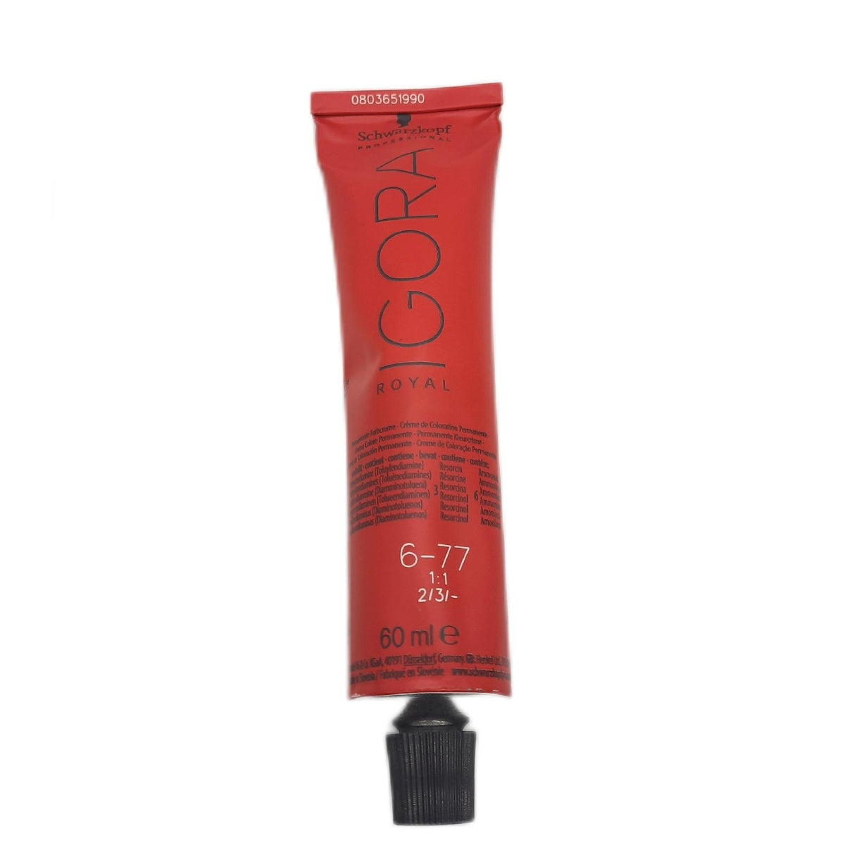 Schwarzkopf IGORA Royal Premium-Haarfarbe 6-77 dunkelblond kupfer extra, 1er Pack 1 x 60 g