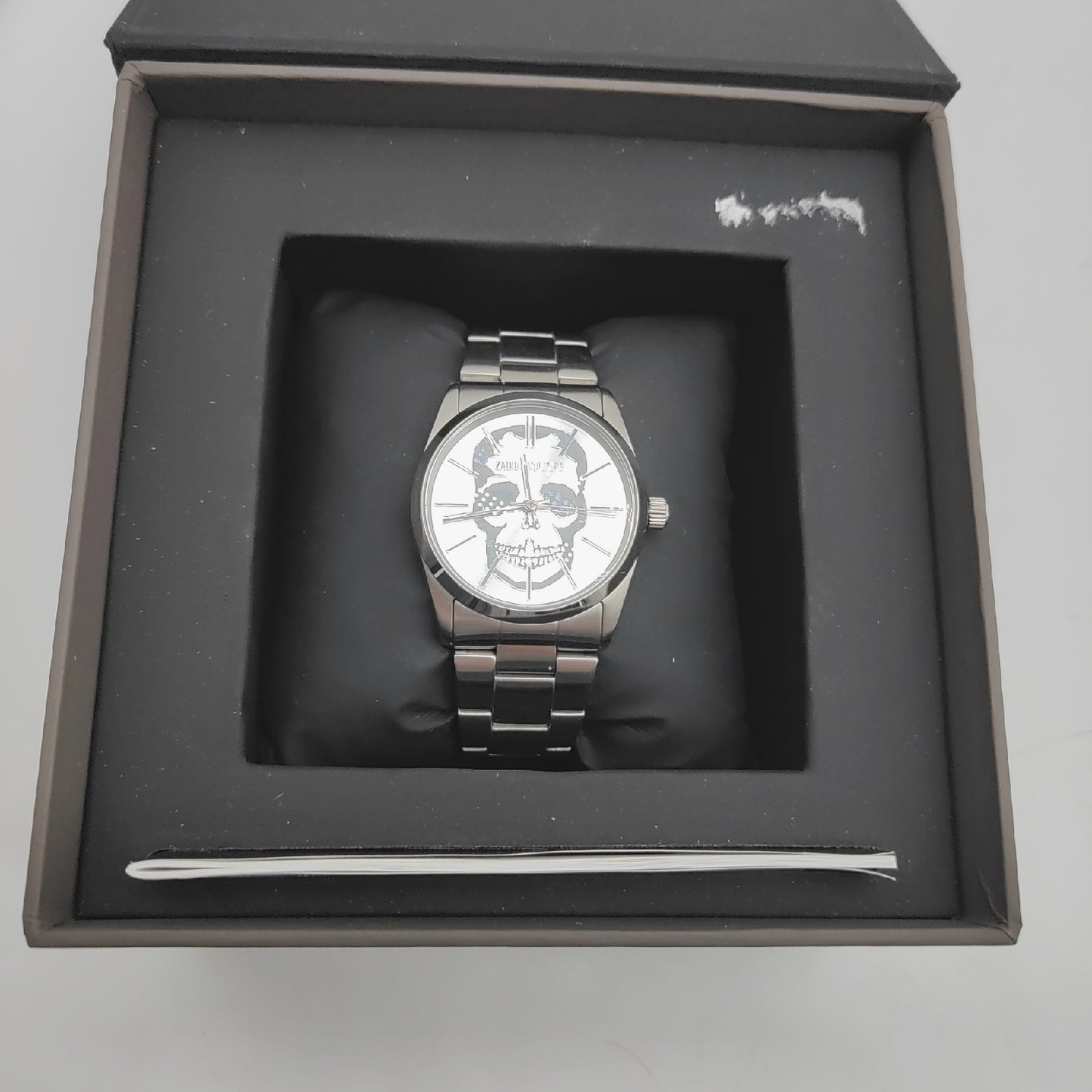 Zadig Voltaira Armbanduhr Uhr Quarz Analog Silber Elegant Zeitlos Damen Zubehör