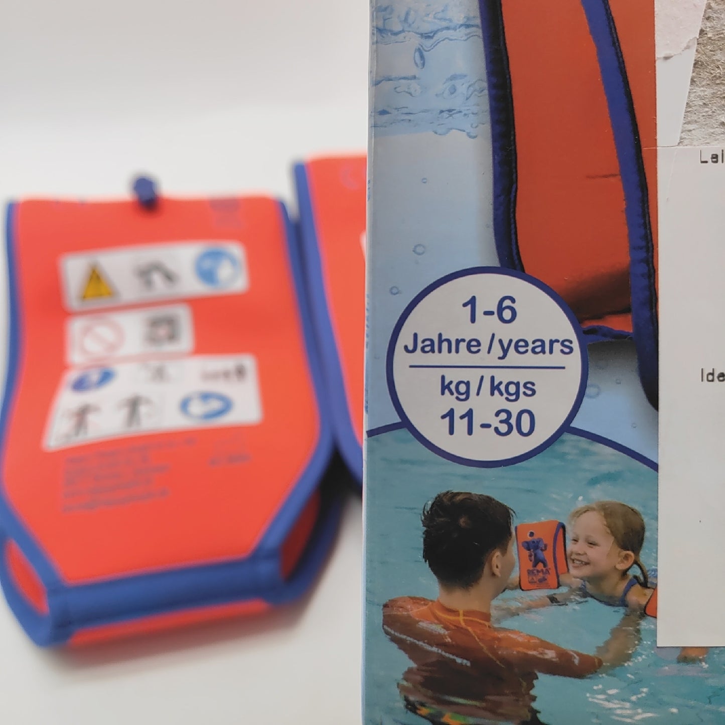 Bema Schwimmflügel Schwimmhilfen 18004 Neopren Doppelluftkammern Sicherheitsventil Kinder