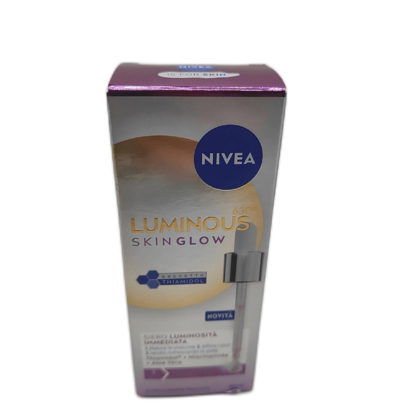 NIVEA Geschenkset Hautpflege Damen Glow Routine Luminous 630 Serum Strahlkraft Pflege