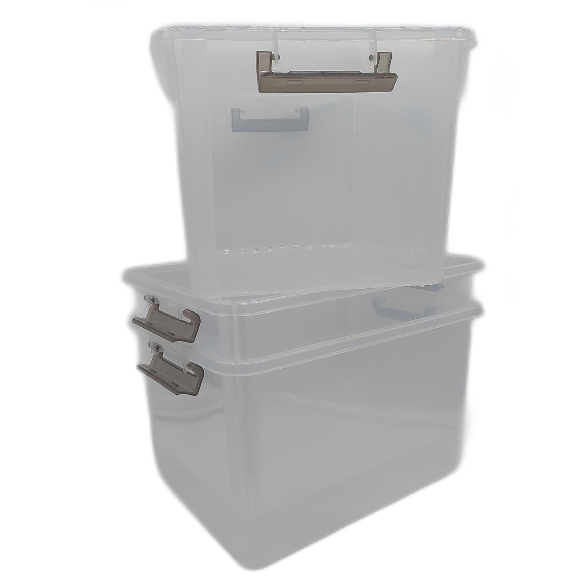 Citylife 3er Set 30L Aufbewahrungsbox Groß Stapelbar Ohne Deck