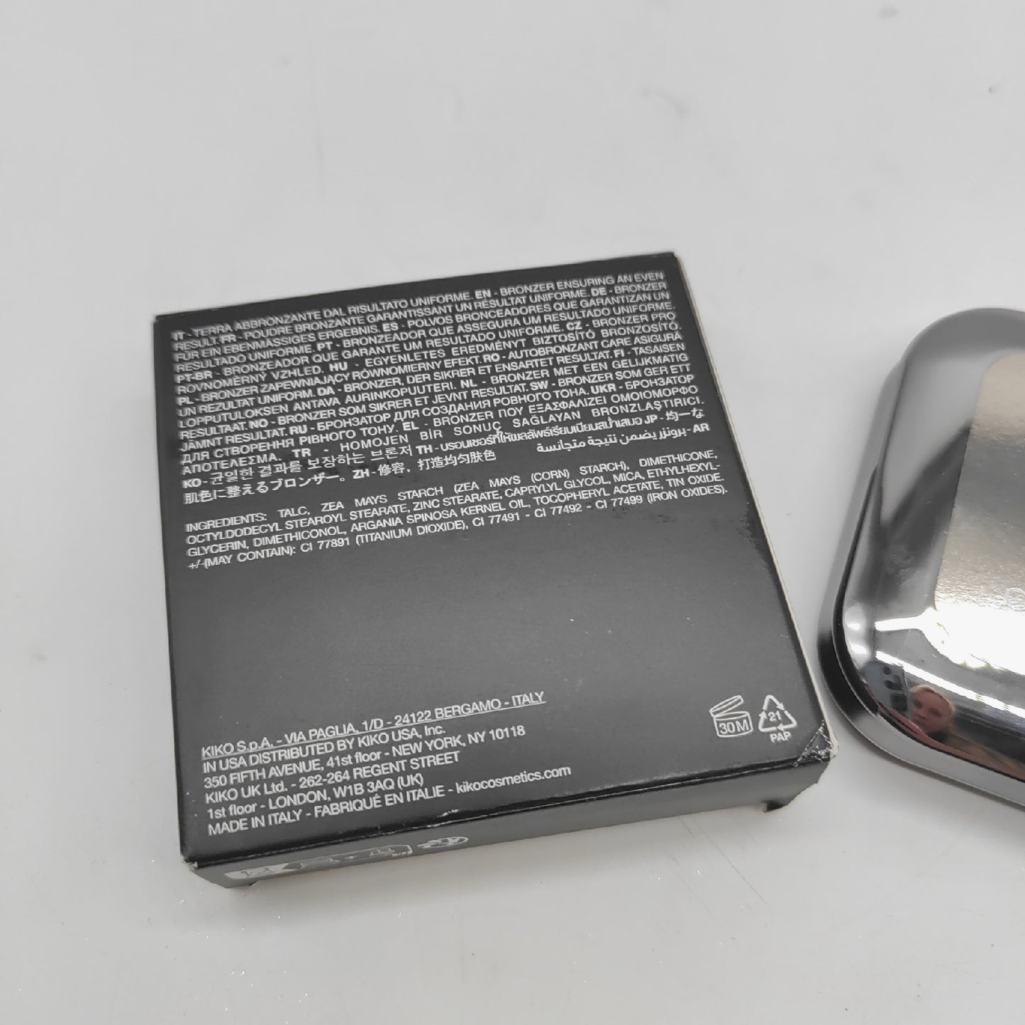 KIKO Milano Bronzer Make Up Kosmetik Flawless Fusion Powder 03 Glow Teint