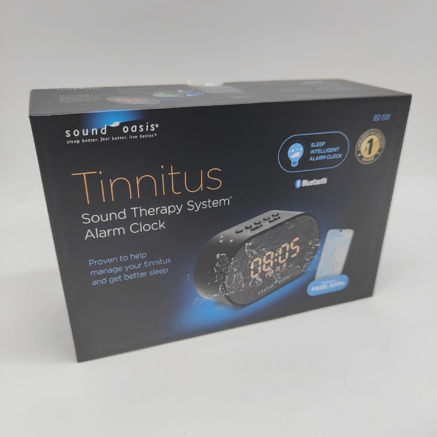 Sound Oasis Wecker Tinnitus Therapie BST 150T Schlafhilfe Entspannungstechnologie
