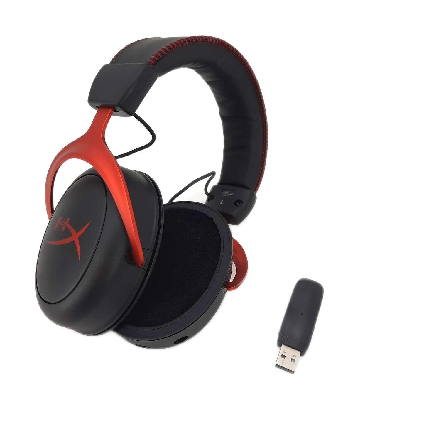 HyperX HHSC2X BA RD Kopfhörer Schwarz Rot nur Headset Dongle ohne Zubehör