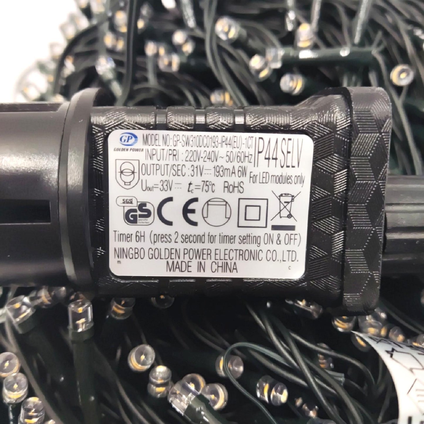 LED Lichterkette Dekoration Beleuchtung Dunkelgruen Kabel 12 Modi Timer Weihnachten festlich