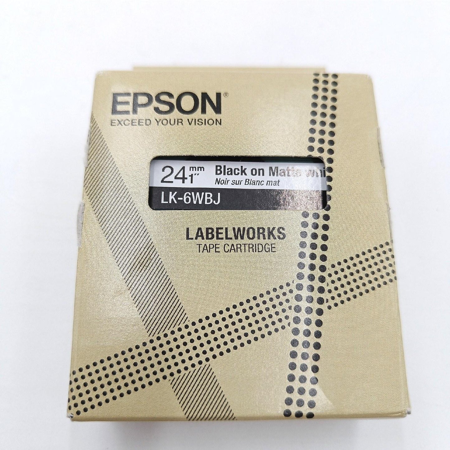 Epson Etikettenkassette Beschriftungsband Bürobedarf LK 6WBJ langleb