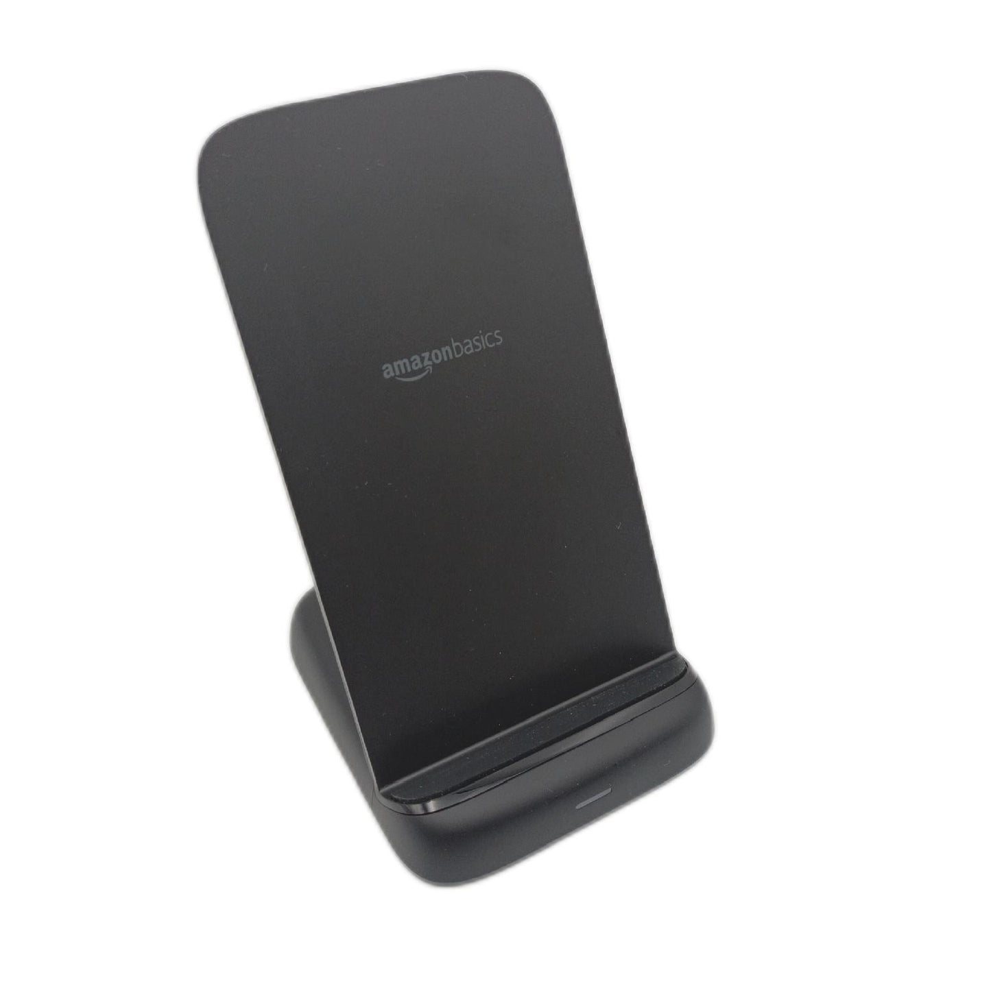 Amazon Basics Qi Ladestation Wireless Charger 10 Watt Schnellladen für Smartphones und Tablets
