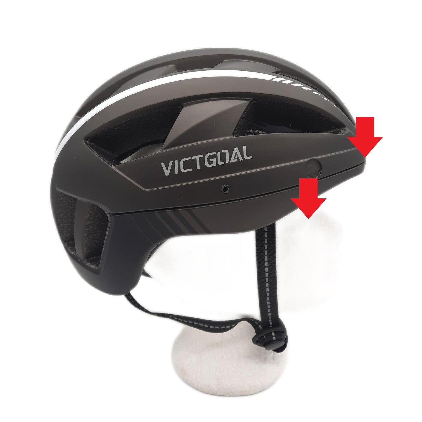 VICTGOAL Fahrradhelm MTB Mountainbike Helm magnetischem Visier A - Unvollständig