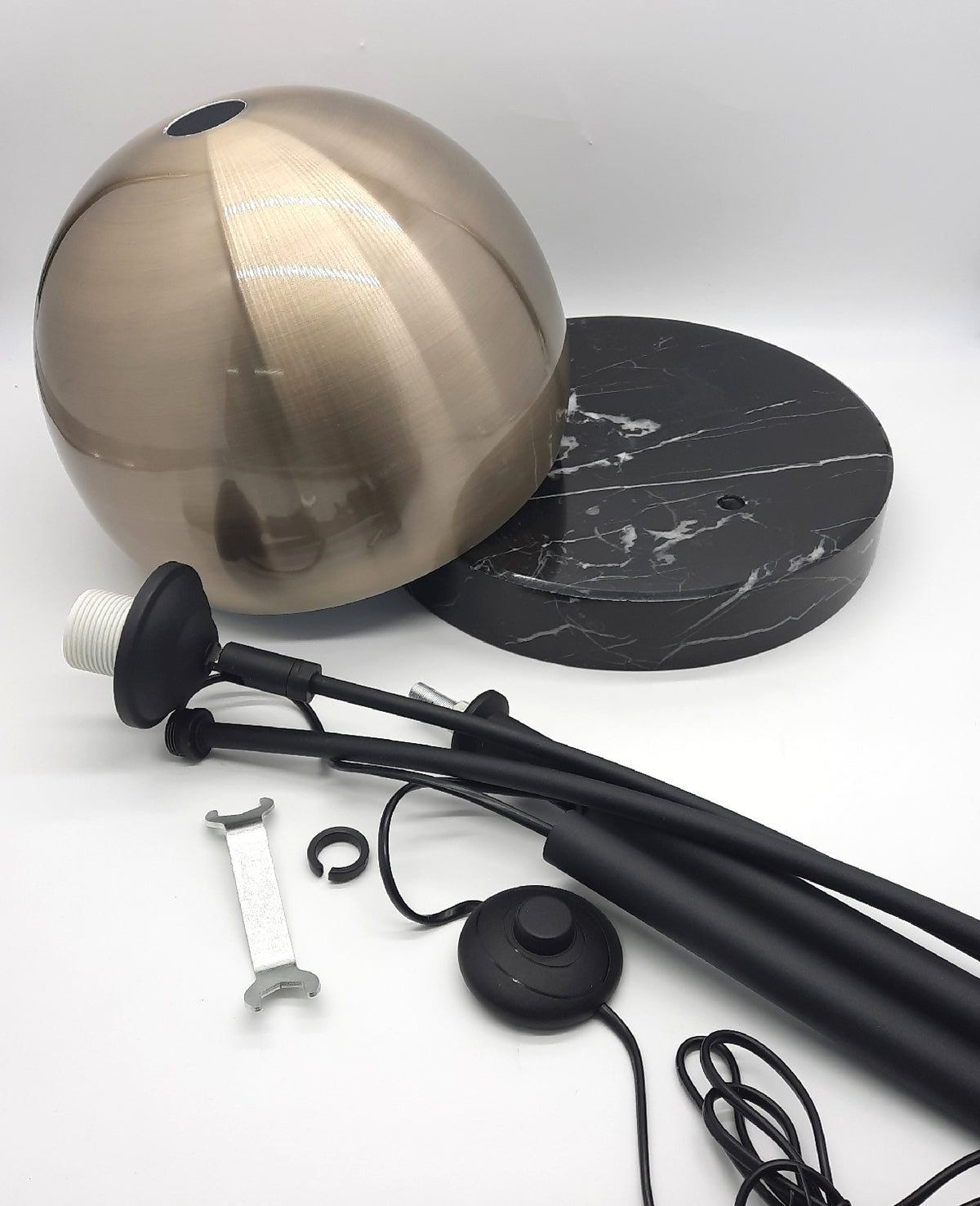 Teamson Home Arquer Gewölbt Gebogen Stehende LED-Stehlampe-Ohne Montagezubehör