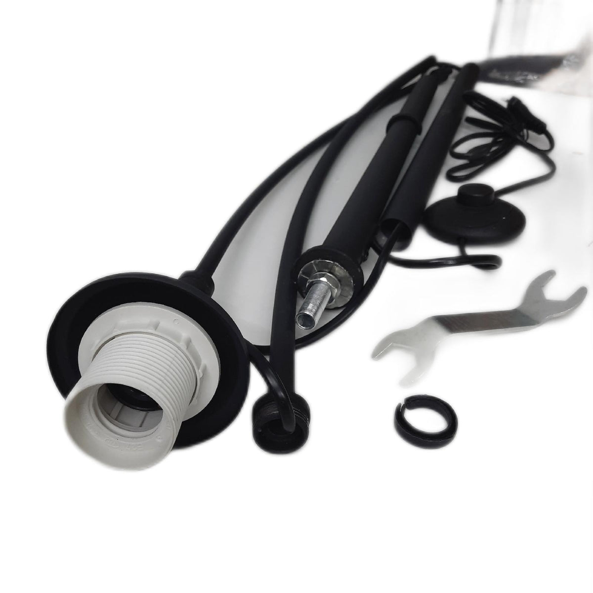 Teamson Home Arquer Gewölbt Gebogen Stehende LED-Stehlampe-Ohne Montagezubehör