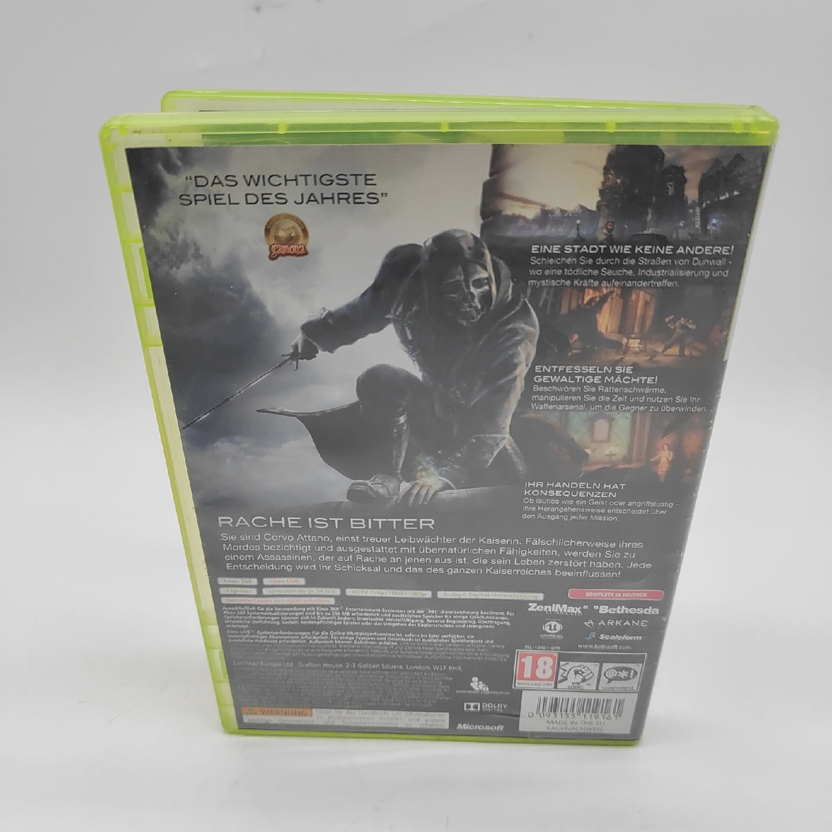 Dishonored: Die Maske des Zorns XBOX 360