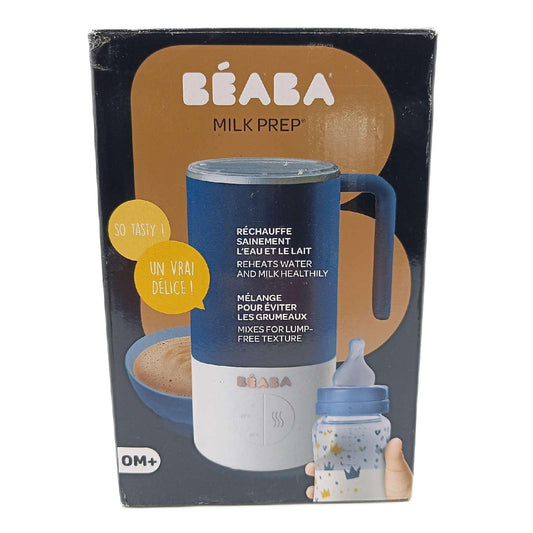 BÉABA Milk Prep Fläschchen Zubereiter Heizt schnell auf Milch Milchpulver Muttermilch Folgemilch Schokomilch Babies Kleinkinder Blau