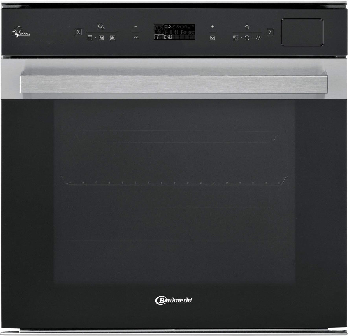 BAUKNECHT Einbaubackofen BIK7 CSH8TS PT, A+, 59,5 cm, edelstahl