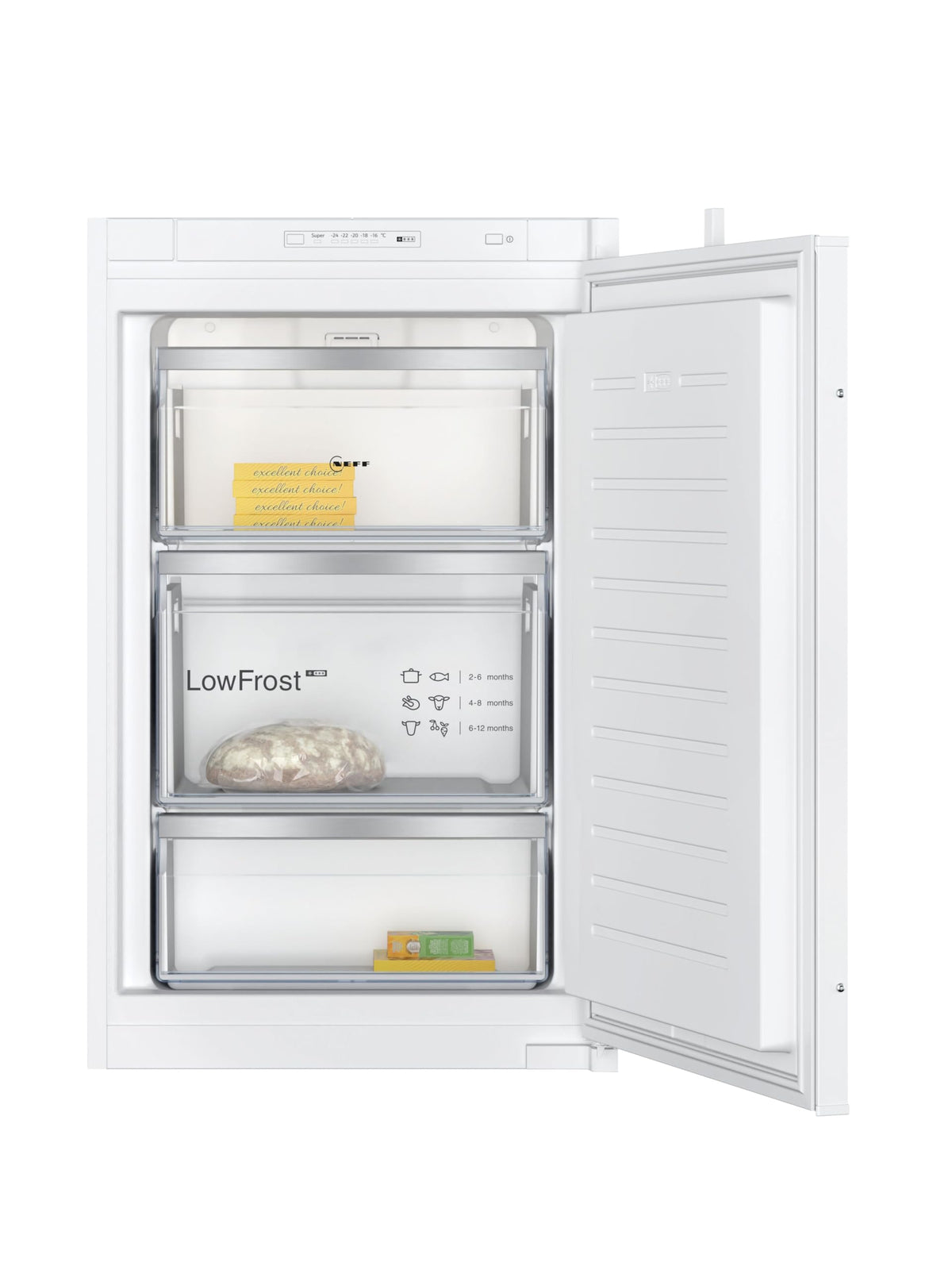 NEFF Einbaugefrierschrank GI1212SE0, 87,4 cm, weiß