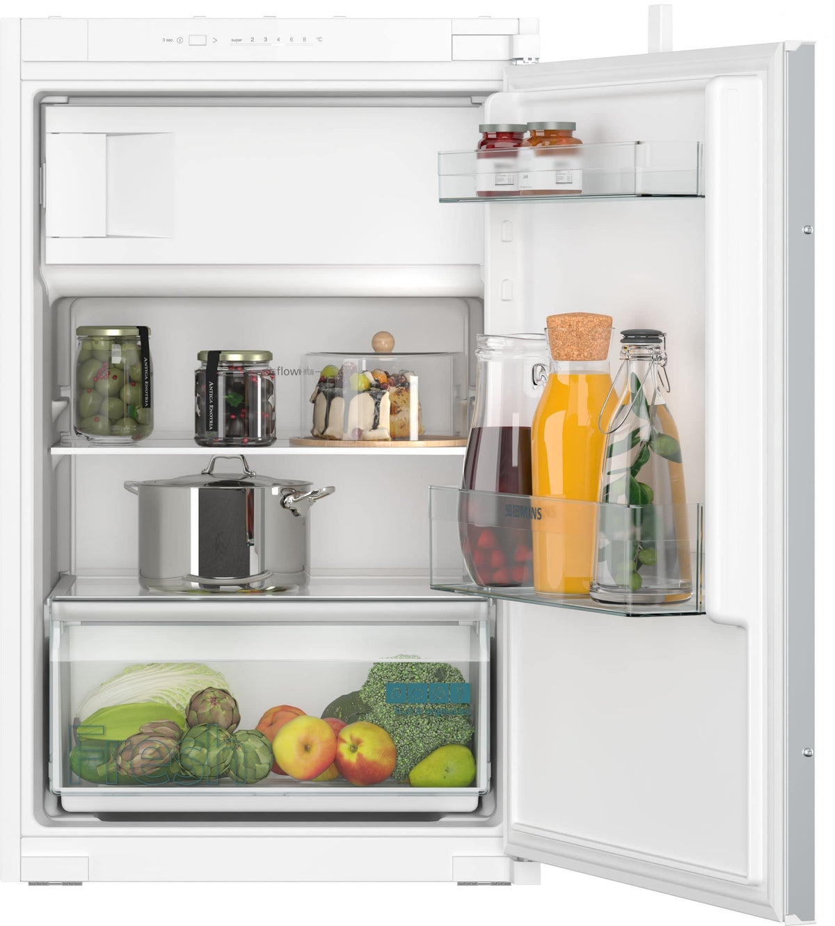 SIEMENS Einbaukühlschrank IQ100 KI22LNSE0, 87,4 cm, weiß