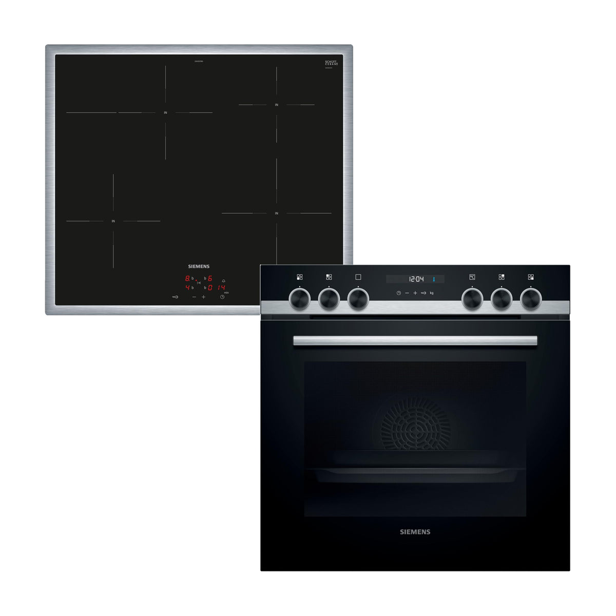 SIEMENS Induktions Herd-Set iQ500 EQ522IA00, 60cm schwarz