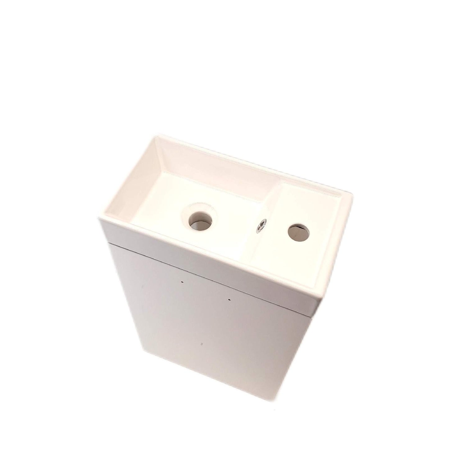 Riva Badmöbel Set Möbel Bad Weiß Glänzend Breite 40 cm Modern Design Badezimmer