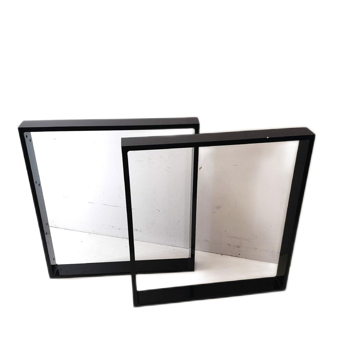 Noblewood Tischbein Möbelbeschläge Pur Iternal Schwarz 800 x 80 x 722