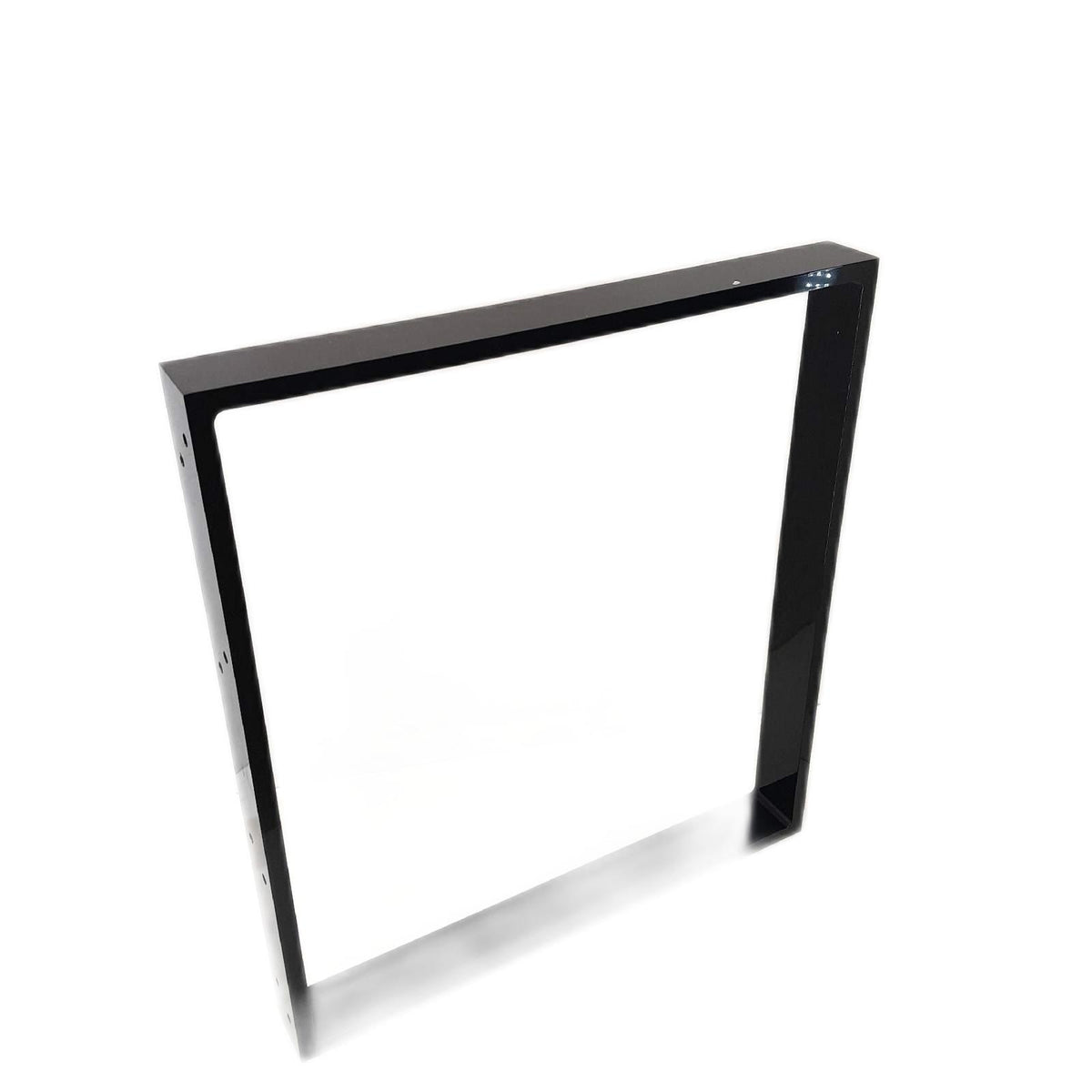 Noblewood Tischbein Möbelbeschläge Pur Iternal Schwarz 800 x 80 x 722