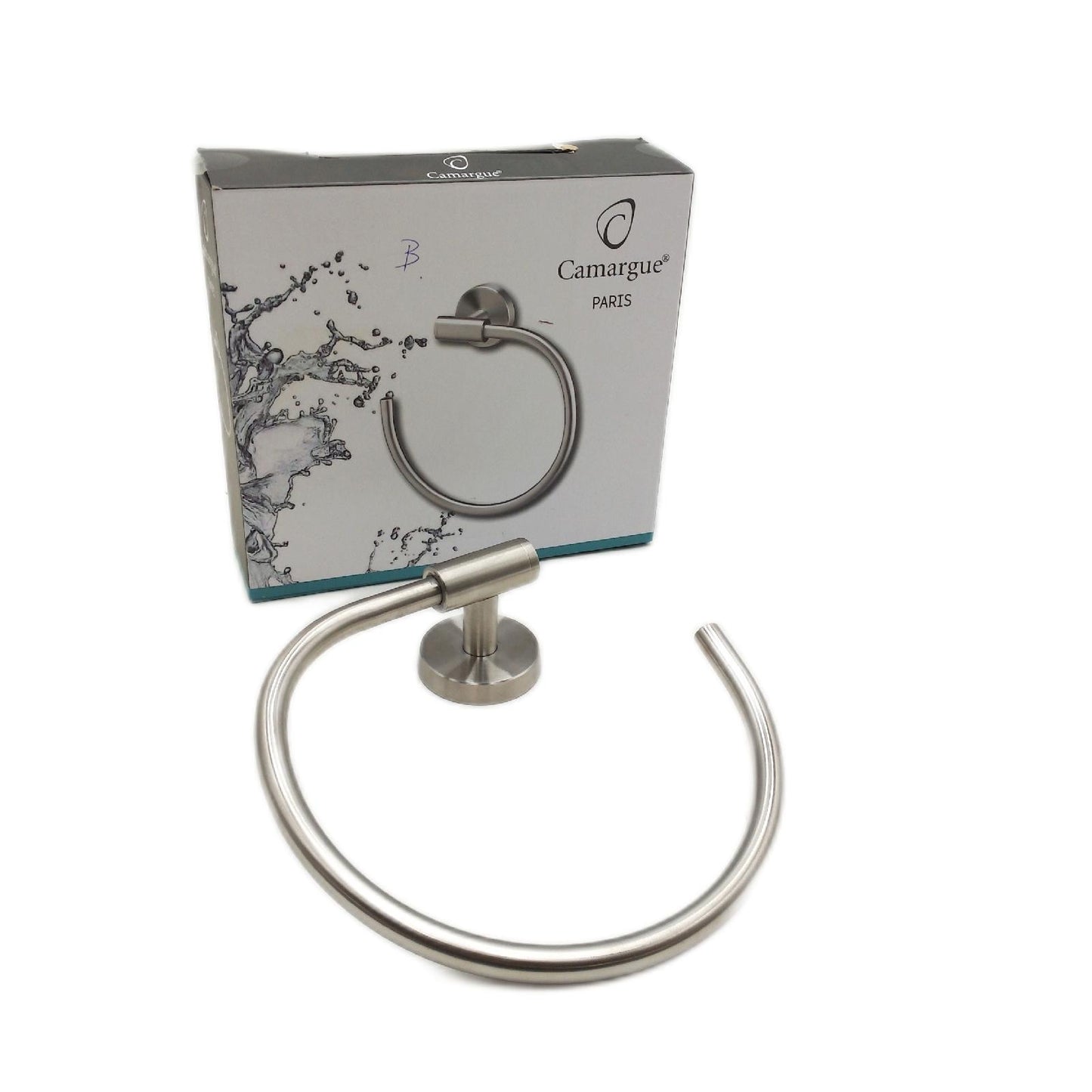 Camargue Paris Handtuchring Edelstahl, Geb�rstet
