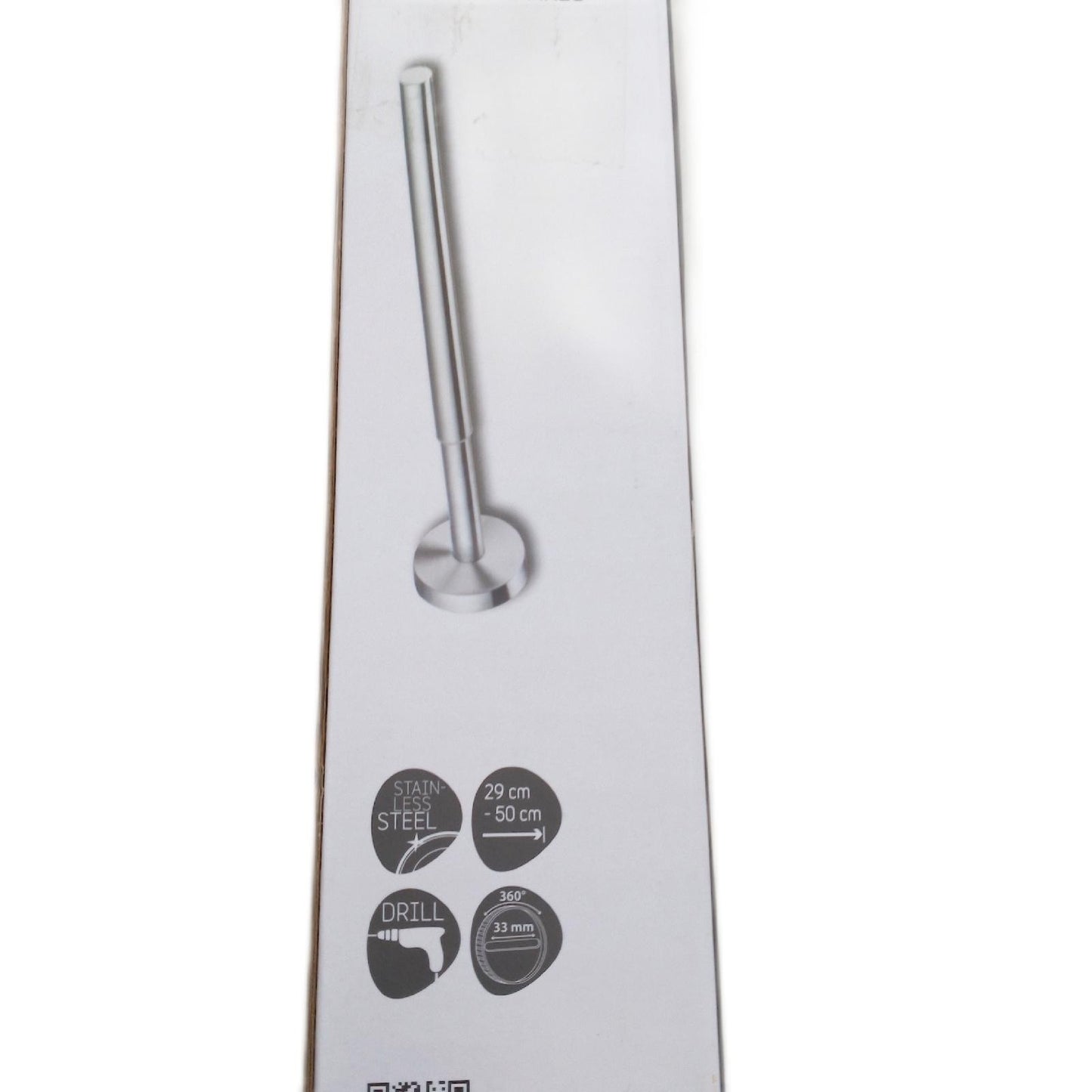Camargue Handtuchhalter Badzubehör Paris verstellbar 29 bis 50 cm Edelstahl gebürstet