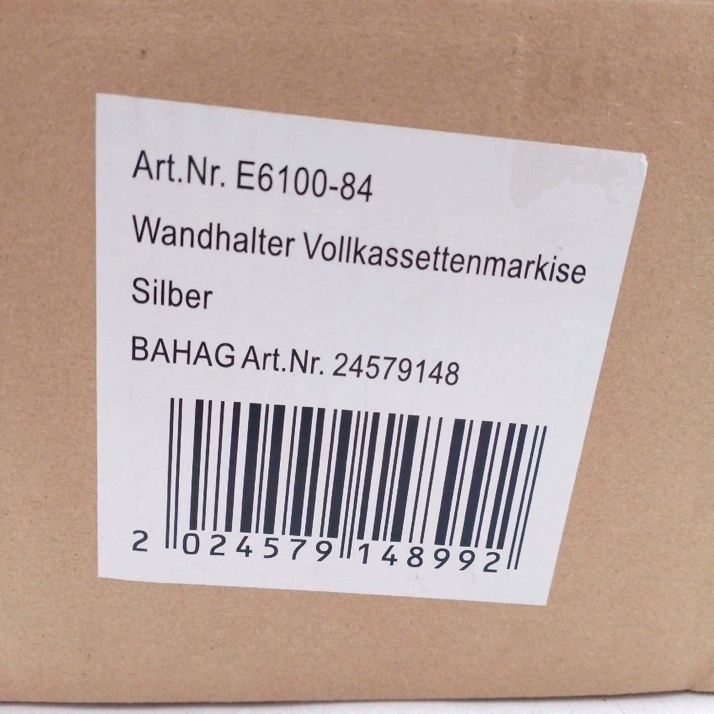 Wandhalter E6100-84 (150 x 150 x 178 mm, Silber, Passend für: Sunfun Vollkassett