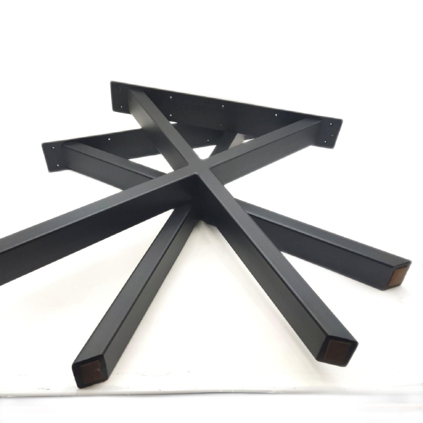 Pur Iternal Black Edition Tischbein (700 x 100 x 723 mm, Schwarz, X-Form, 2 Stk.