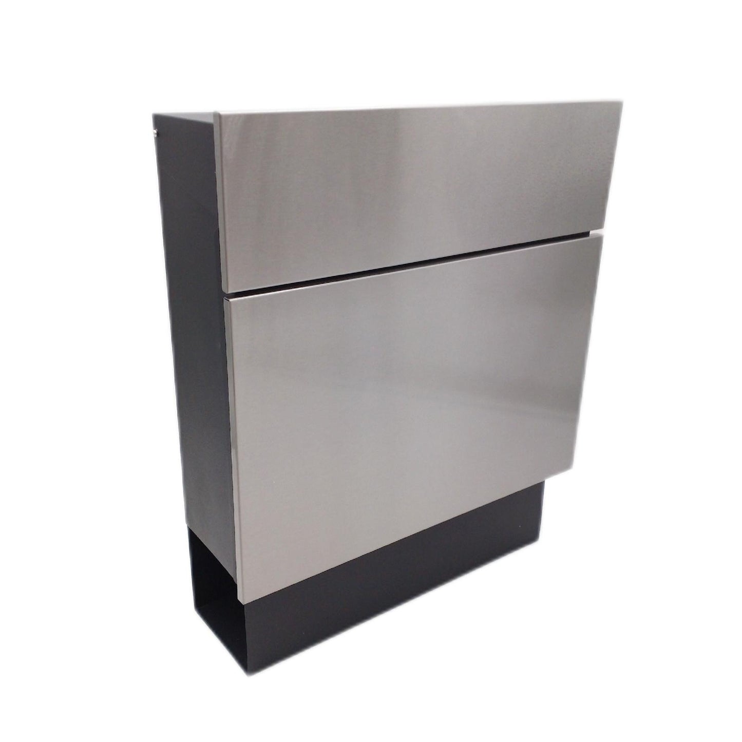 Briefkasten Quintus Edelstahl (L x B x H: 14,5 x 39,5 x 48 cm, Stahl, Edelstahl)