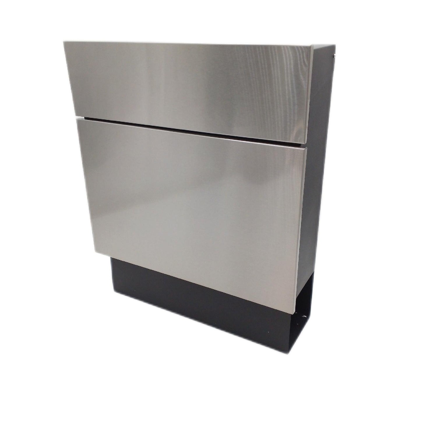 Briefkasten Quintus Edelstahl (L x B x H: 14,5 x 39,5 x 48 cm, Stahl, Edelstahl)