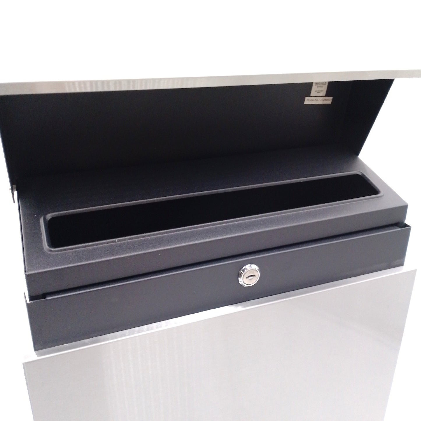Briefkasten Quintus Edelstahl (L x B x H: 14,5 x 39,5 x 48 cm, Stahl, Edelstahl)