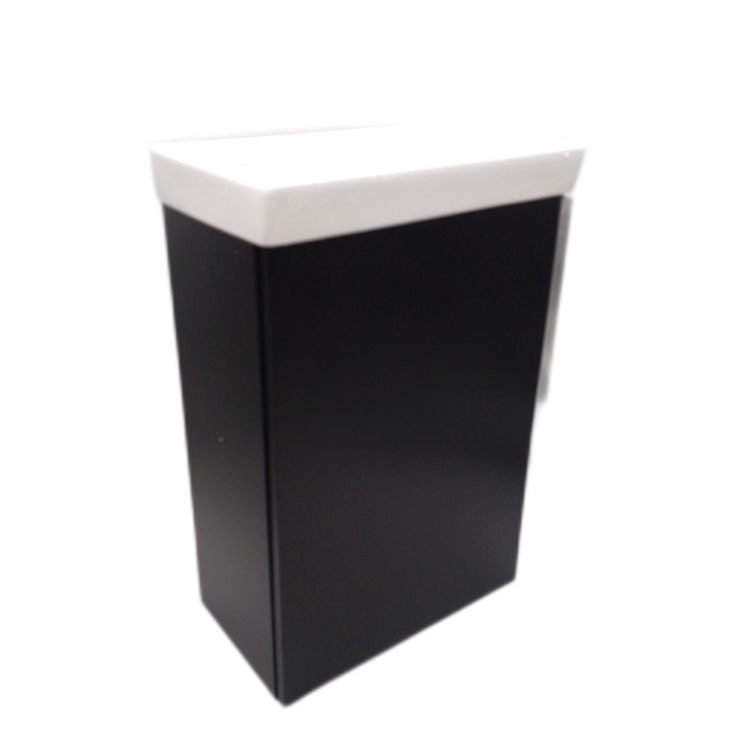 Riva Badmöbel Set Badezimmer Möbel Joy 455 cm Schwarz Matt Design Modern