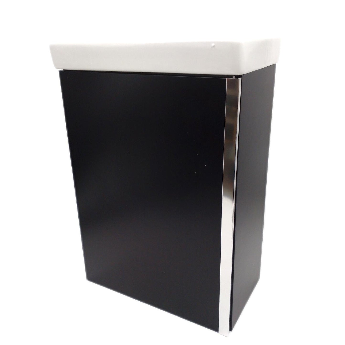 Riva Badmöbel Set Badezimmer Möbel Joy 455 cm Schwarz Matt Design Modern