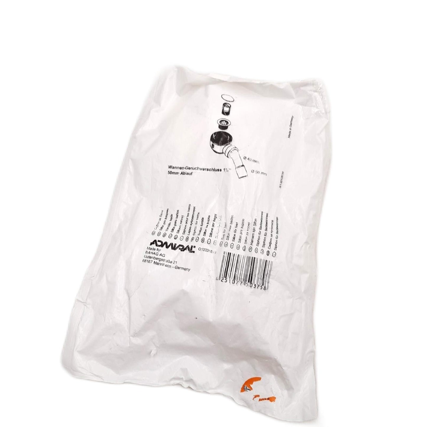 Duschwannenablauf Ablauf Duschzubehör Chrom Durchmesser 50 mm passend für Dusche