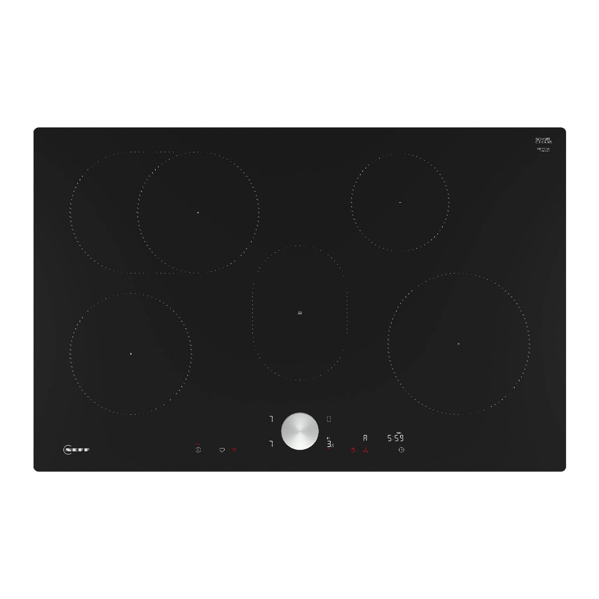 NEFF Induktions-Kochfeld T58PTF1L0, 73,2 cm, schwarz