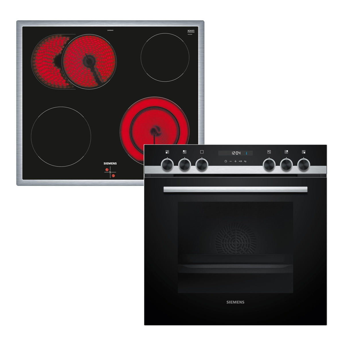 SIEMENS Elektro-Herd-Set EQ521KB11 60 cm, schwarz