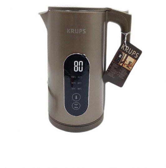Krups Wasserkocher 6 Temperaturstufen Edelstahl Kratzer Delle