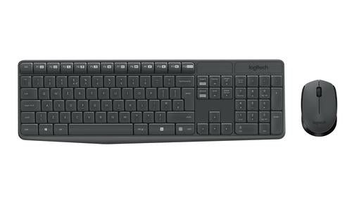 Logitech MK235 Combo Kabelloses Tastatur und Maus Set für Windows