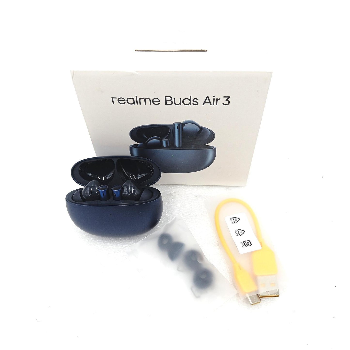 realme Buds Air 3 Bluetooth Kopfhörer, Aktive Geräuschunterdrückung,Bluetooth 5.2, 10 mm Dynamischer Bass-Boost-Treiber,Insgesamt 30 Stunden Wiedergabe,IPX5 Wasserfestigkeit, Starry Blue