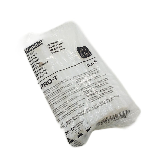 Rapid Heißklebesticks Klebstoffe Pro T Transparent für PVC Kunststoff Flexibel Robust Kle