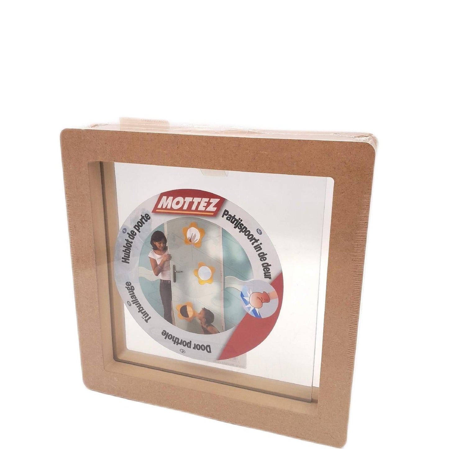 Mottez Bullauge Fenster Bauzubehör Quadratisch 30x30 Zentimeter Klar Verglas