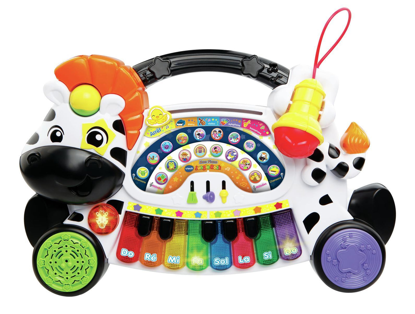 VTech Jungle Rock Zebra Keyboard Französische Version Bildungsspielzeug Kinder Lernspaß Toy Story